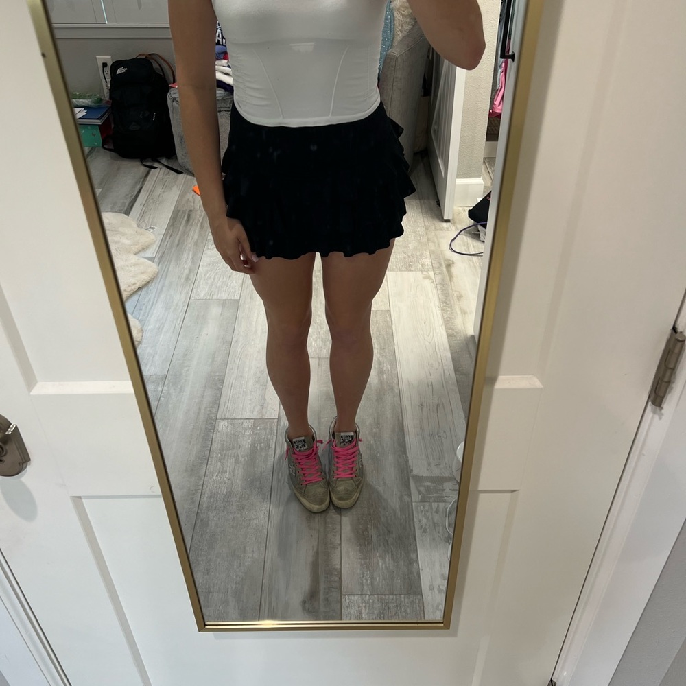 Free people movement black skirt